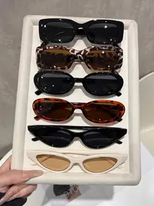 6 Pairs Customizable Fashion Sunglasses Set, Trendy Beach Eyewear, Ideal for Street Photography, Tropical Beach Vacations, Perfect Gift and Beach Accessory