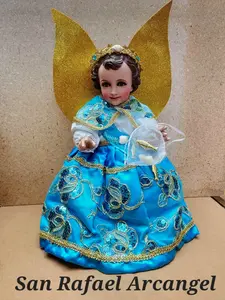 Vestido de Nino Dios de San Rafael Arcangel Jesus Dress Arcangel St. Rafael
