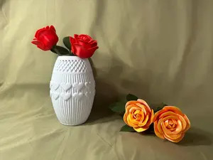3D Printed Rose with Vase