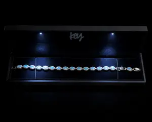 Key Jewelry Light Blue Angel Eye Bracelet 7in+1.25in extension