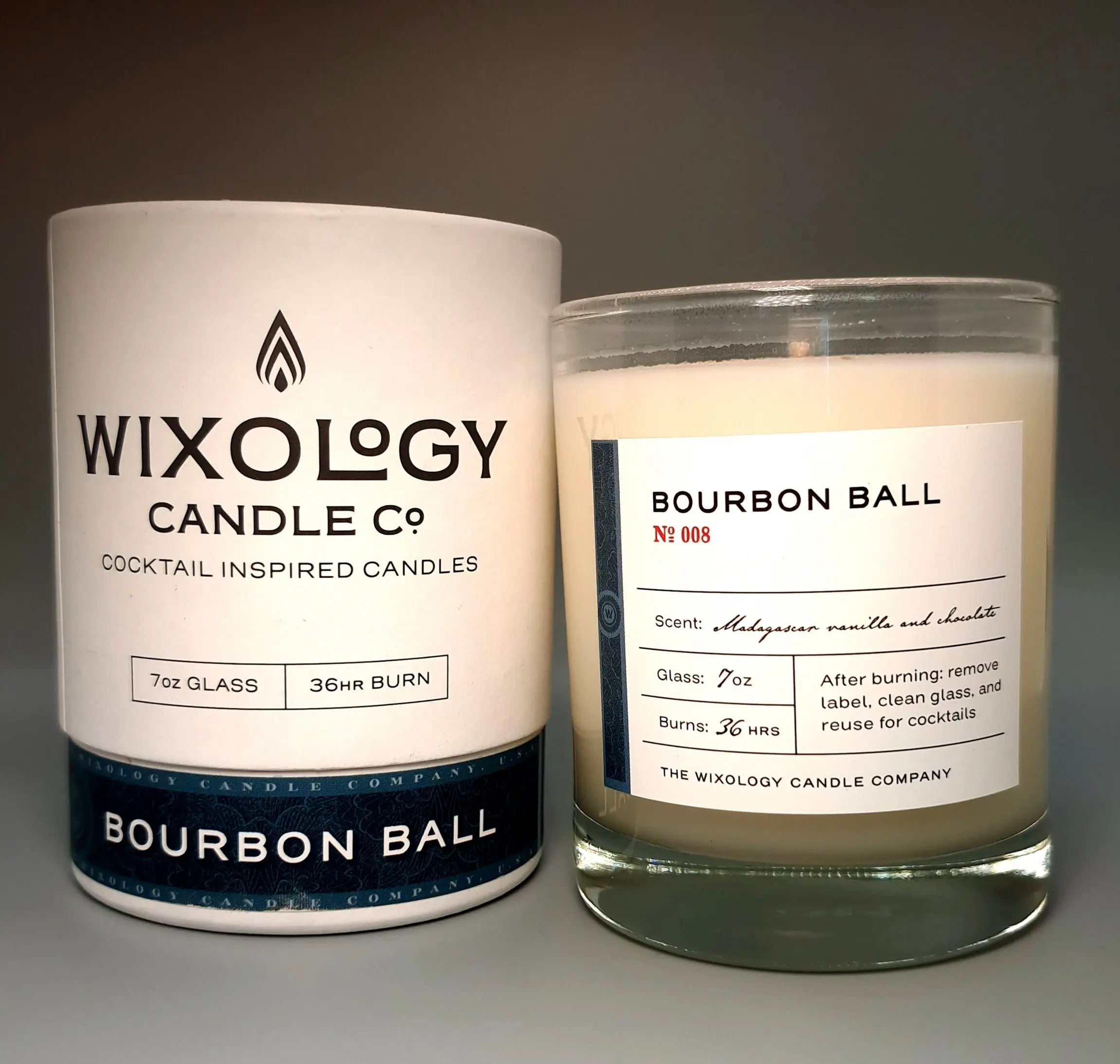 Wixology Bourbon Ball Candle with Rich Bourbon and Warm Vanilla Notes
