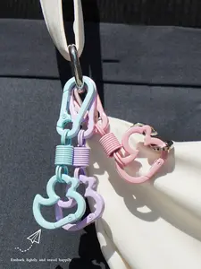 12 Cute Duck-Shaped Metal Keychains, Fashionable Alloy Keychain, Spring Clip, Macaron Colors, Durable Zinc Alloy, DIY Crafts, Party Gifts, Birthday Presents