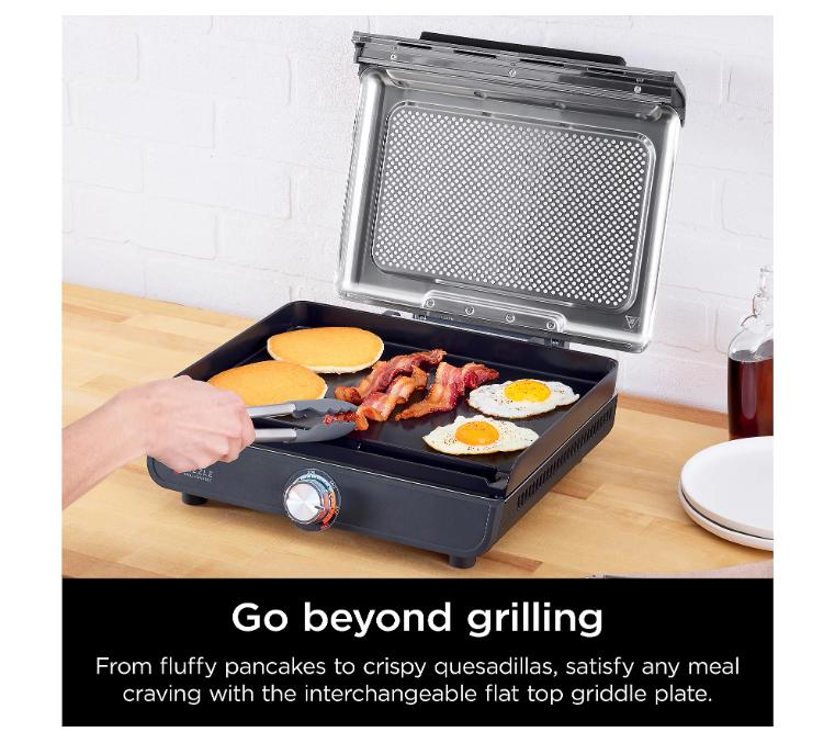 Sizzle Smokeless 14" Indoor Grill & Griddle