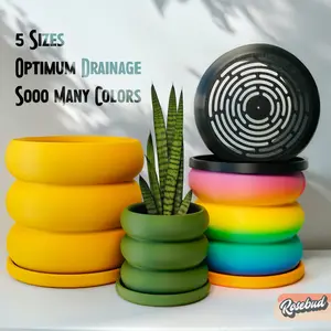 Bubble Planter/ Donut Planter with Drainage