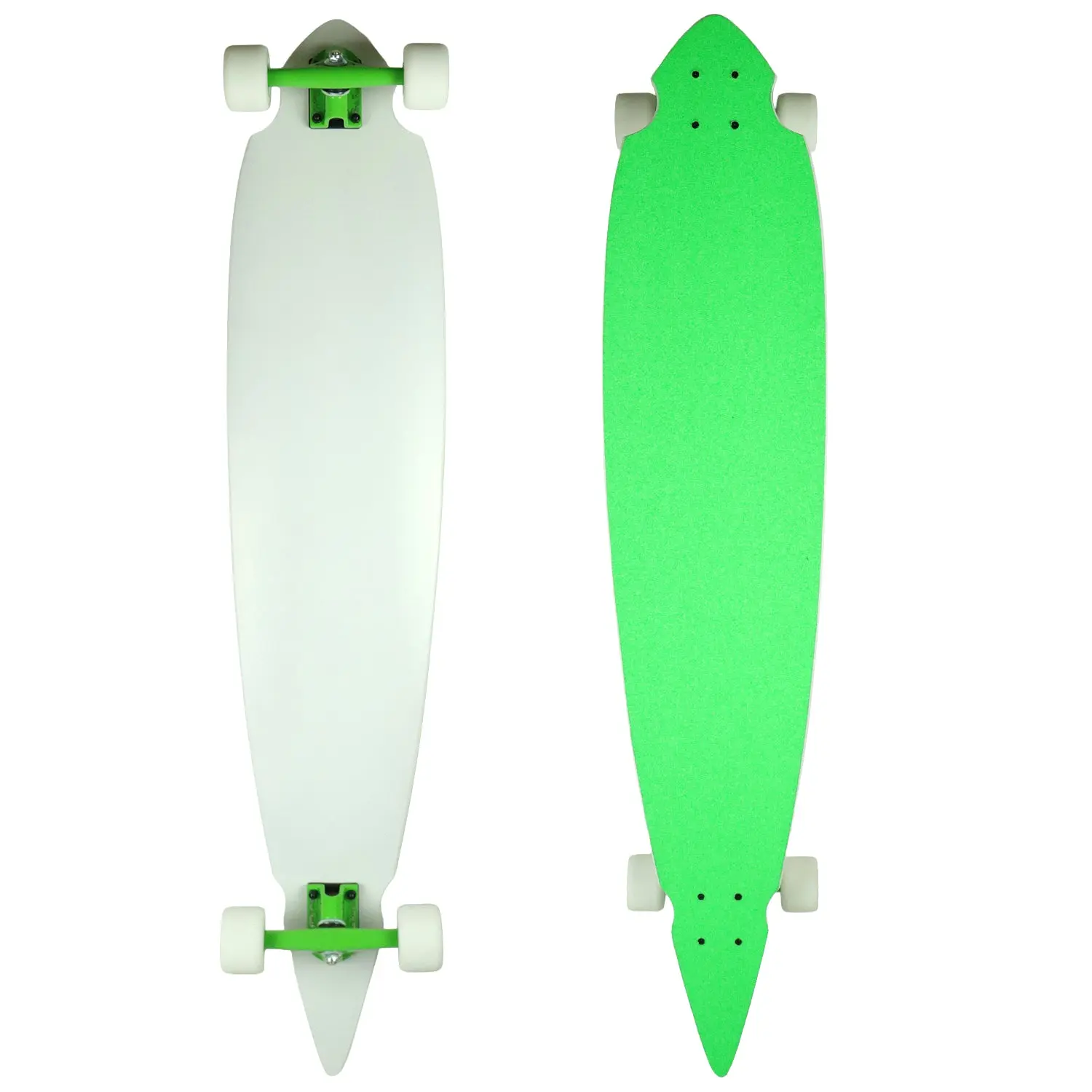 Moose Longboard Complete Egret Pintail 9" x 46" Paris Trucks Blood Orange Wheels