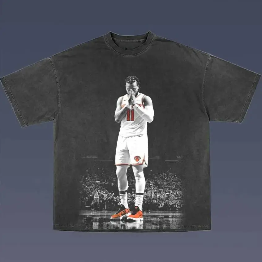 Youth and Adult JALEN BRUNSON TEE 1, graphic tees for boys, basketball shirt, Cotton Unisex Sport Fan Gift for Him Vintage Y2K Crewneck Graphic Tees Sweatshirt, youth boys clothes, kids clothing
