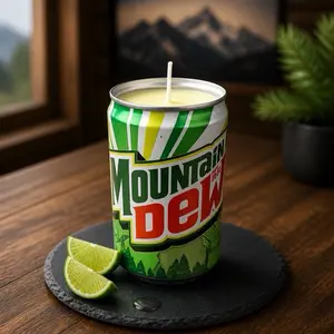 Mountain Dew Scented Candle, Home Decor Accent for Living Spaces Aroma Decorative Ornaments Perfume Decoration Fragrance buy one get one
