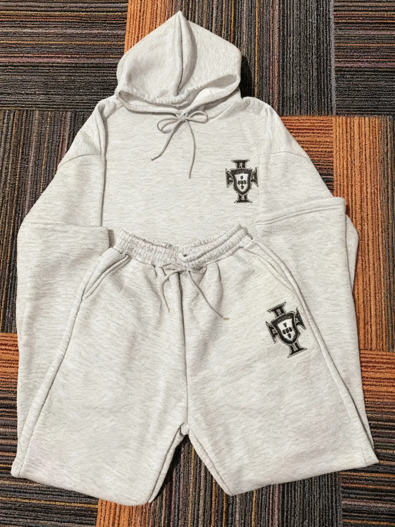 Men's Football Sweatshirt Straight Leg Long Pants Set, Sweatsuit Matching Set, Casual Sports Wear, Sports Clothing Set, Athleisure Set, Comfortable and Stylish, Perfect for Daily Use, Workout Sets