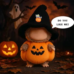Clothes for labubu Dolls - Cute Outfit,1-Piece Costume Accessory, (Doll Not Included) - Perfect for Collectors and Dress-Up,Gift (Halloween Pumpkin)