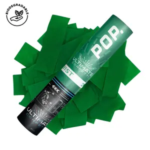 Dark Green Tissue - Handheld Confetti POP Cannon (12")
