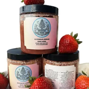 Sequoia Suds Watermelon Lemonade Exfoliating Sugar Scrub for Smooth Skin