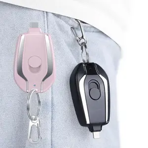 Type c keychain smartphone portable power bank for iPhone android emergency power bank
