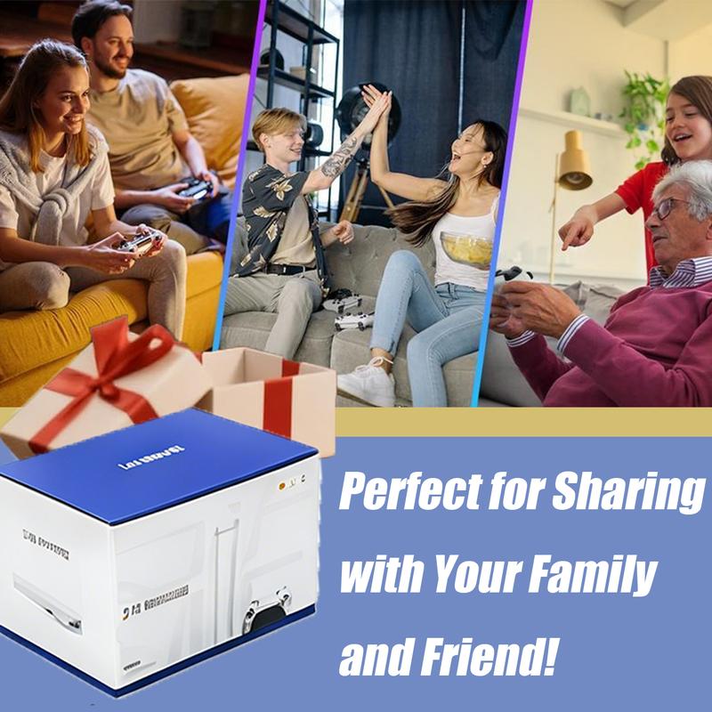 2026 Upgrade Retro Game Stick, 128 GB, with 40,000+ Built-in Classic Video Games, Retro Gaming Console with 23 Emulators, Plug & Play for TV Video Gaming Stick HDMI Output with Dual 2.4G Controllers