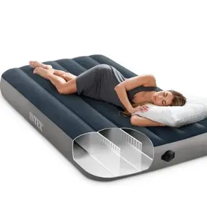 Dura-Beam Standard Air Mattress with Built-In Battery Pump