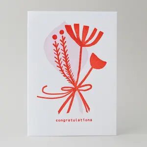 Congrats Bouquet Card