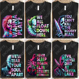 Enchanted Gifts Halloween Friends 30 inch DTF gang sheet for Large Scale Halloween Projects Featuring Unique Designs