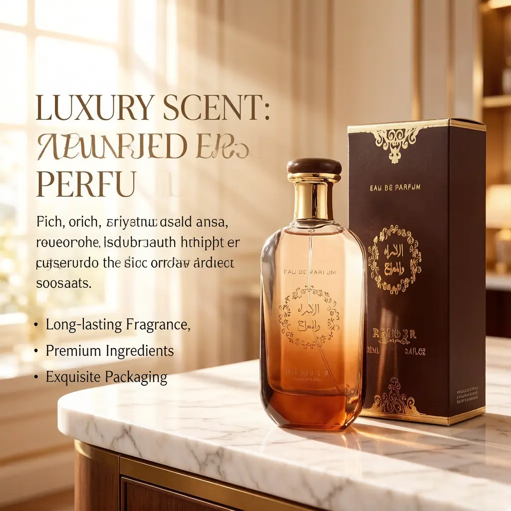 Arabian Perfume, Luxury Fragrance, Men's Perfume, 3.4 oz Large Size, Long-Lasting Scented Spray, Exude Sophisticated Aroma, Ideal for Dates, Suitable for Daily Use and Travel, Holiday Gift, Collector's Edition Perfume, Romantic Valentine's Day Gift