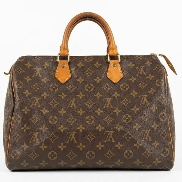 Pre-owned Louis Vuitton PVC Travel Bags Louis Vuitton's iconic "Speedy 40" bag 4000042476241
