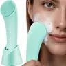 Facial Cleansing Brush, PRITECH Heatable Vibrating Face Scrubber with Massage, Silicone Face Scrubber for Women & Men, Electric Facial Cleanser for Deep Cleansing, Gentle Exfoliating minihygieneproducts.