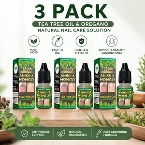 3 Pack Bundle Anikila Hongo Original Fórmula Tena Natural LLC Tea Tree Nail Remedy Nail Care Essential Oils Treatment