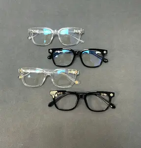 Unisex Luxury Eyeglasses - Anti Blue Light & Anti Dust Square Frames for Daily Wear and Timeless Style, Casual Wear, Decorative Eyewear, Classic Elegant Design