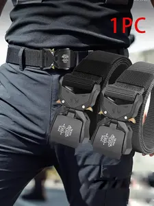 Men's Sporty Casual Belt, Sport Belts, Fashion Accessory for Daily Wear, Versatile Multi-Function Waistband, Stylish Leather Belt for Men