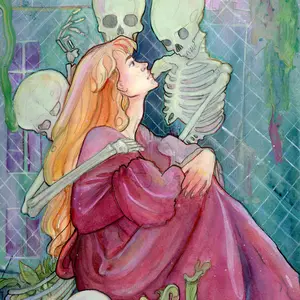 Haunted- Original one of a kind Painting