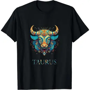 Cotton Short Sleeve TAURUS T-Shirt for Men