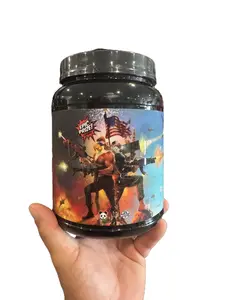 Panda Supplements First Blood - Sour Blue Raspberry Blue Angels Limited Edition Dietary Supplement for Better Workouts & Focus US Healthcare Product