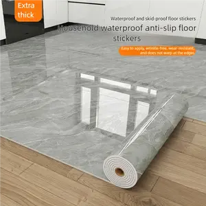 Marble Pattern Wallpaper & Floor Sticker — Waterproof, Thickened Self-Adhesive, Easy to Clean & Install. Perfect DIY Decor for Kitchen, Bedroom, Living Room, Bathroom. Vinyl Flooring.