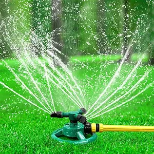 360 Degree Rotation Lawn Sprinkler, Automatic Garden Water Sprinkler, Lawn Irrigation System, Large Area Coverage Rotation Sprinkler, Outdoor Spray, Watering, Sprinklers for Yard, Watering Systems