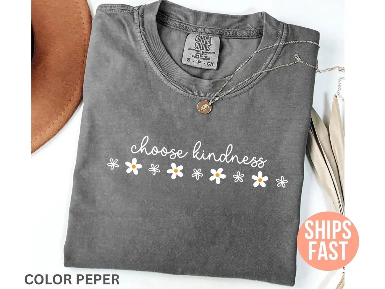 Comfort Colors Choose Kindness T-Shirt, Inspirational Motivational Shirt, Positivity Kindness Graphic Tee, School Teacher Classroom Apparel, Mental Health Awareness Outfit, Spread Good Vibes Positivity Shirt, Great Gift for Women & Men