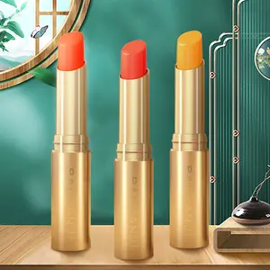 Baixianji Color-Changing Lipstick (Three Colors &Gold Tube)