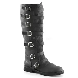 GOTHAM-110 Black Men's Renaissance Boots