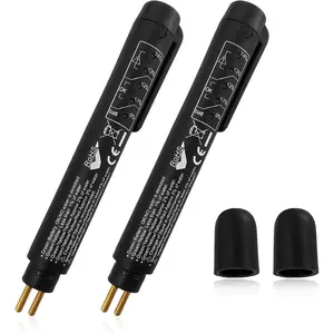Fluid Liquid Tester Pen, DOT 3 DOT 4 DOT 5.1  Diagnostic Testing Pen Tool,  Fluid Liquid Oil Analyzer with 5 LED Indicators, Universal  Accessories (2 PCS)