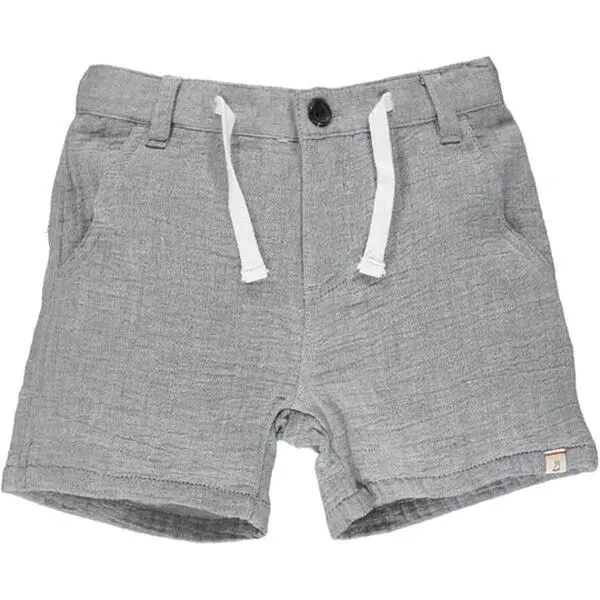 Crew Grey Gauze Shorts