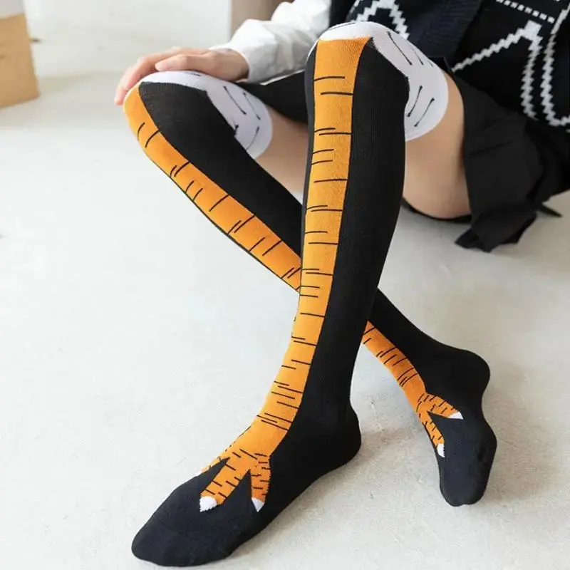 Creative Chicken Leg Design Ankle Socks, Breathable Comfortable Sports Socks, Athletic Socks for Women & Men, Athletic Running Socks, Sports & Outdoor Accessories