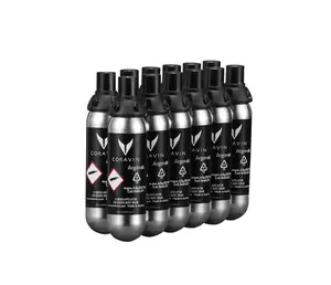 Extend Wine Freshness: Coravin Pure Argon Capsules - 12 Pack - Long-lasting Wine Preservation - Compatible with Coravin Timeless and Pivot Systems - Ideal for Reds, Whites, and More - Wine Gas Cartridges
