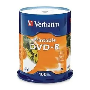 Verbatim/Smartdisk  Dvd-R 16X White Inkjet Printab