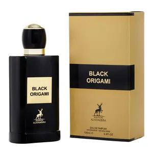 Maison Alhambra Black Origami for Unisex Eau de Parfum Spray, 3.4 Ounce
