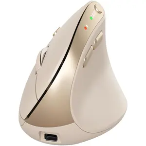 SABLUTE MAM3 Ergonomic Mouse, Rechargeable Wireless Vertical Mouse with 4 Adjustable DPI Options, Dual-Device Connectvity for Computer/PC/Laptop,Bluetooth Mouse for Window,Mac OS