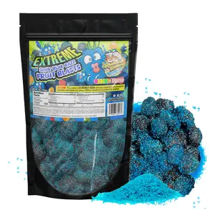 Extreme Sour Blue Razz Fruit Blasts Gushers Enchilados A Tangy Adventure for Your Taste Buds Candy Sweet