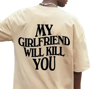 My Girlfriend Will K*ll You Shirt, Relationship Shirt, I Love My Girlfriend, Gift For Boyfriend, Gift for him and her
