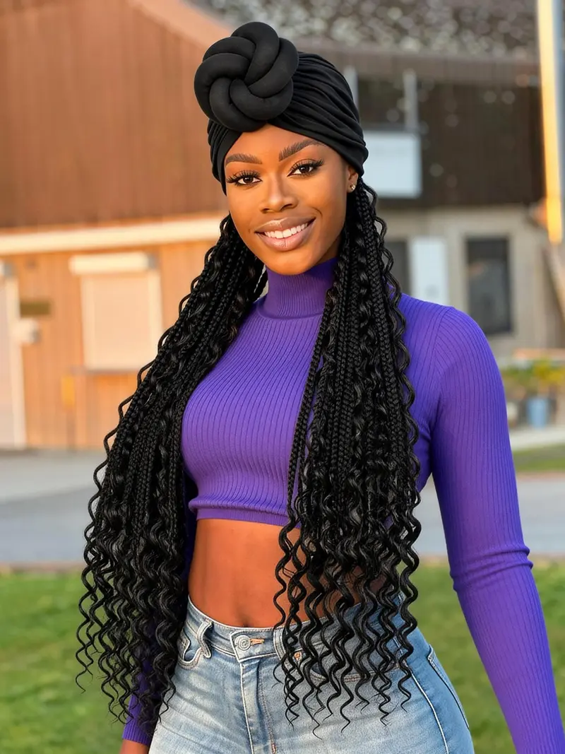 Synthetic Braided Headband Adult Fashion Hair Accessory Casual Style braid headband hairstyle - TikTok Shop main image 3