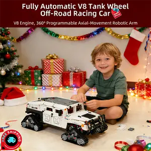 UNCLE BRICK Montessori Toys Magnetic Blocks STEM Educational Building Blocks Set 3088Pcs 1:8 Scale Motorized Hummer Off-Road Remote Control Car Gift for Boys Ages 8+ Holiday Haul Christmas gift