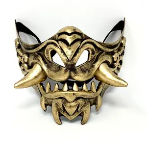 Steampunk Costume Metallic Half Face Mask Masquerade Party Masks