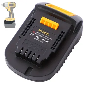 MT20DL 18V to 20V Battery Adapter Compatible with Makita 18V Li-Ion Batteries to Substitute for 20V Li-Ion Batteries, Suitable for 20V Cordless Power Tools (Adapter Only)