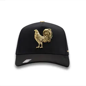 Cap “Gallero”,Black/Gold”, with navaja pin, BiggBoss