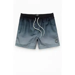 Pacsun Men's Black Gradient Eco 4.5" Swim Trunks