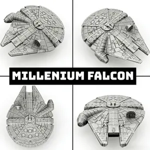 Starship Car Dashboard Drift Ornament, Spaceship Model Car Interior Decoration, Vehicle Dashboard Accessory Gift for Men